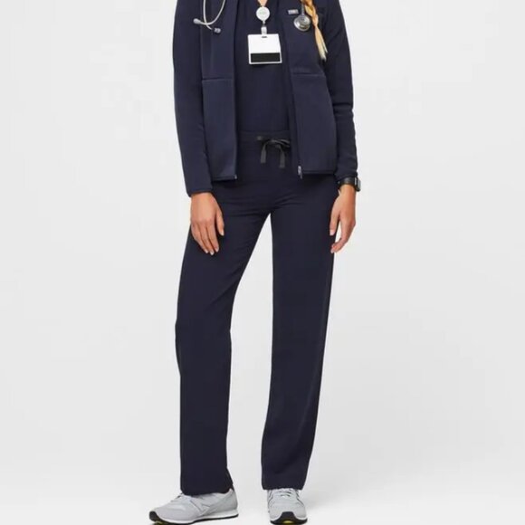 Figs Navy Blue Track Pants - Picture 6 of 6